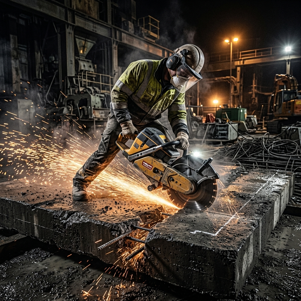 Concrete sawing